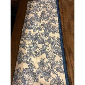 Waverly‎ valance Blue Flowers rn#105021 replacement 60"x12.5"